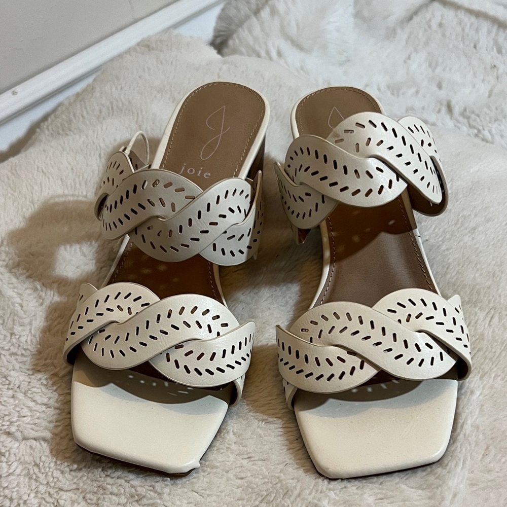 Joie Women's White Heeled Sandals